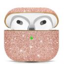 Чехол PQY Bling для Airpods 3 Розовое золото
