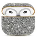 Чехол PQY Crystal Fabric для Apple Airpods 3 Серебро
