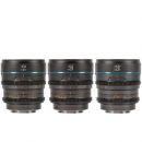 Комплект объективов Sirui Nightwalker 24/35/55mm T1.2 S35 E-mount Серый