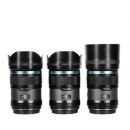 Комплект объективов Sirui Sniper 23/33/56mm F1.2 E-Mount Чёрный