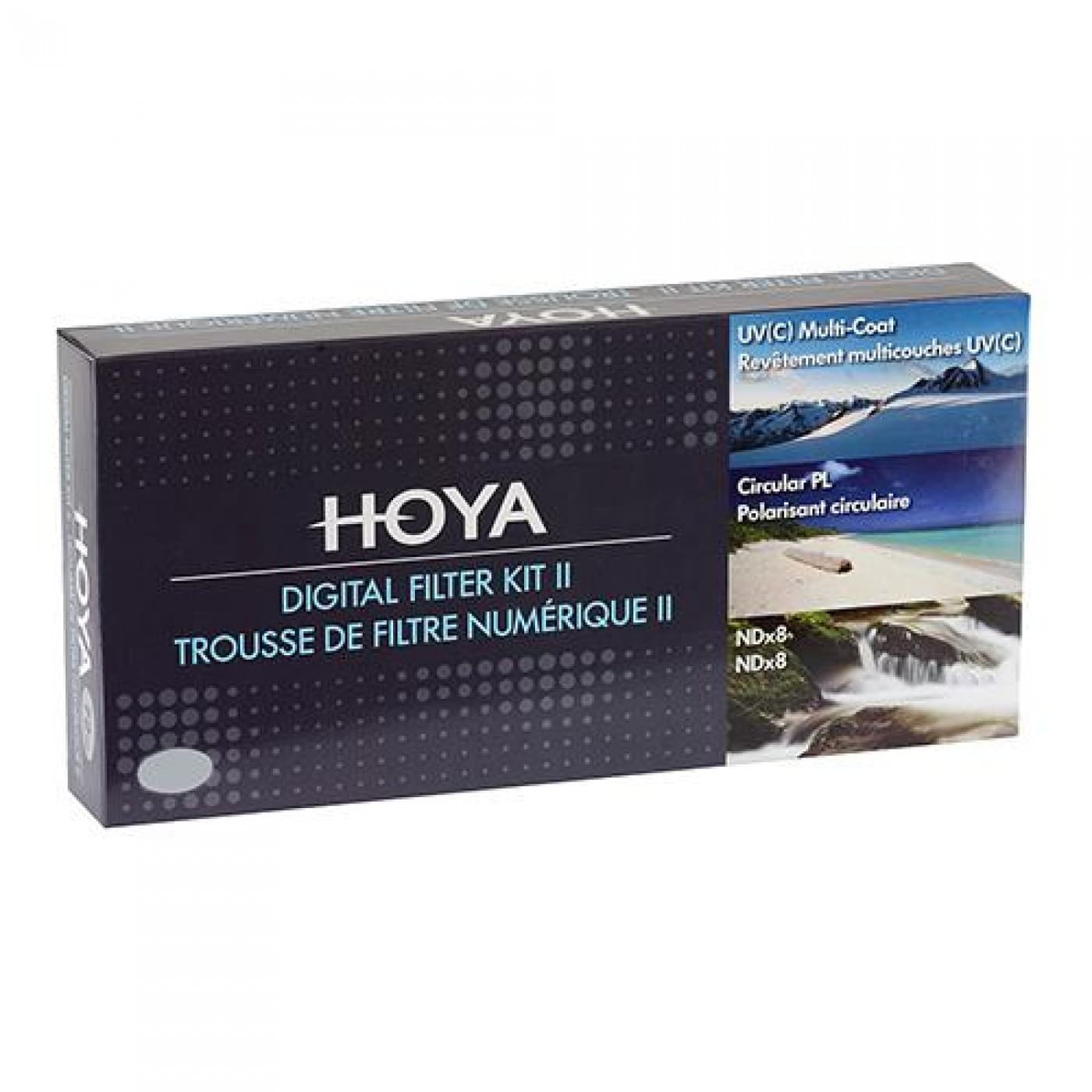 HOYA Kit Filtri Digitali 52 Mm - UV, Polarizzatore CPL E ND8 II In Pratica Borsa