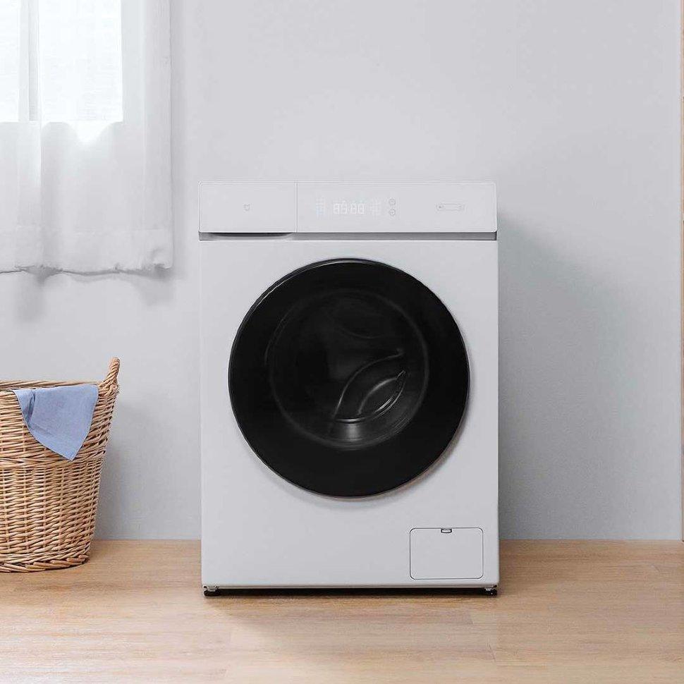 Умная стиральная машина с сушкой Xiaomi MiJia Washing Machine 10кг: купить  в Москве - интернет-магазин Lightphotos.ru