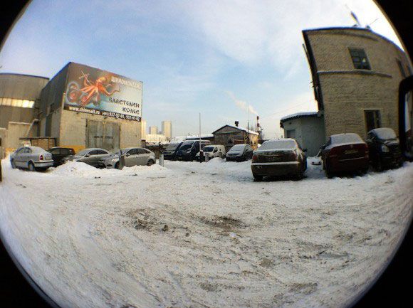 Фотография сделанная с помощью Фишая и iphone 4
