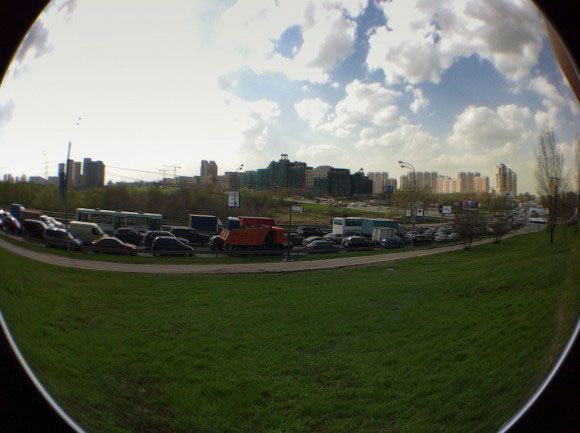 Фотография сделанная с помощью Фишая и iphone 4