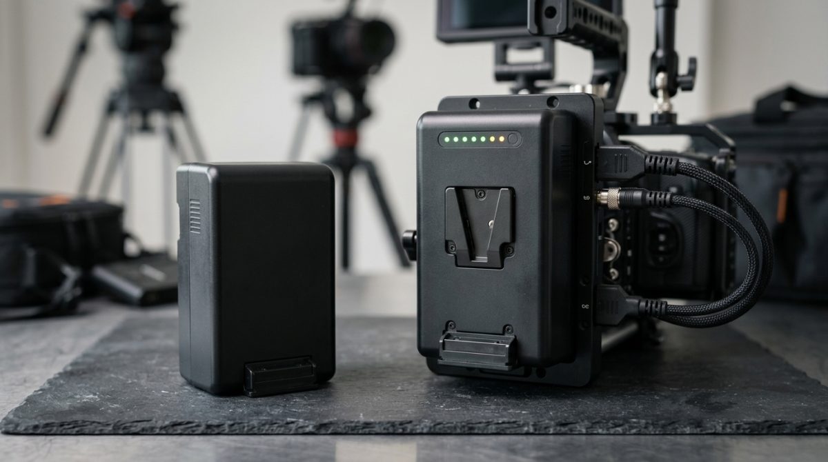 Профессиональные V-Mount аккумуляторы с площадкой крепления
